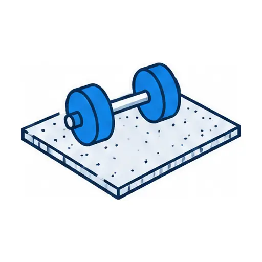 Schematic: Gym or fitness studio