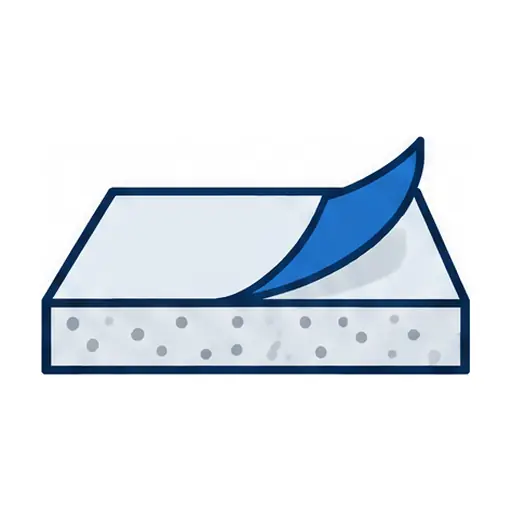 Schematic: Old coating, paint or peeling epoxy to remove first