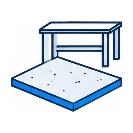 Schematic icon: Solid-Color Epoxy Garage Floor